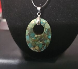 African Turquoise Pendant